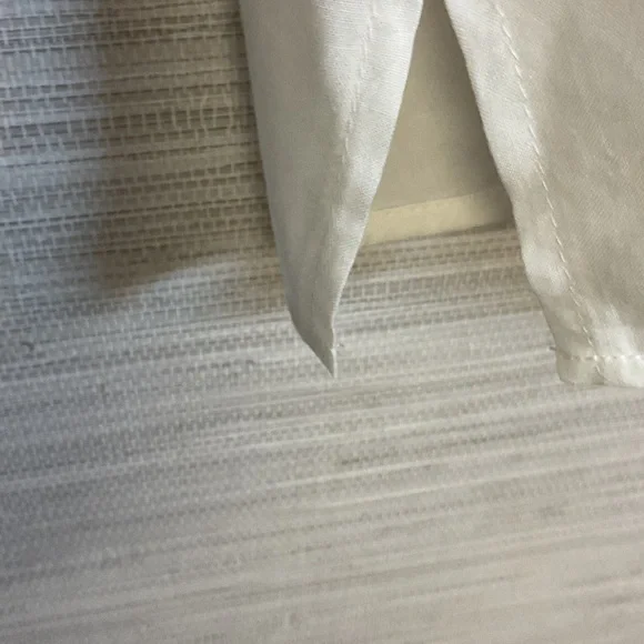 Savanna Jane V-Neck Blouse with Floral Embroidery - White and Pink Plus 1X - Picture 13 of 14